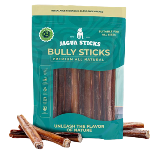 Bully Sticks - Dog Chew Sticks - Dog Dental Chew & Treat - Premium All Natural Single Ingredient Bully Stick - Suitable for All Dogs - (6 in, 10 Count)